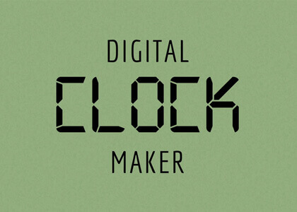 Digital Clock Maker – After Effects Project