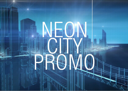 Neon City 3D Promo – After Effects Template