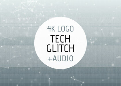 Tech Glitch Logo Reveal – After Effects Template