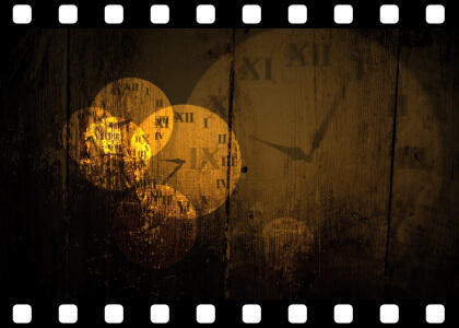 Grungy_Clock_Faces_Loop stock video animated clip