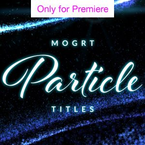 Particle Reveal Motion Graphics Template for Premiere Pro