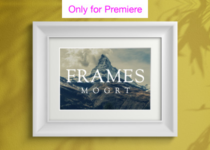 Picture Frames Overlay Creator – Motion Graphics Template