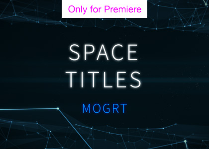 Space Movie Titles – Motion Graphics Template