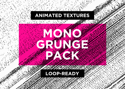 Mono Grunge – Animated Texture Pack