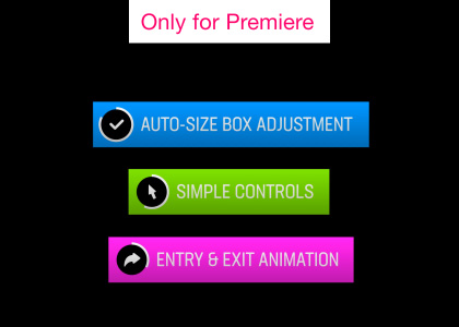 Alert Boxes Motion Graphics Template for Premiere Pro