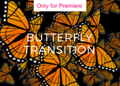 Butterflies Transition – Motion Graphics Template
