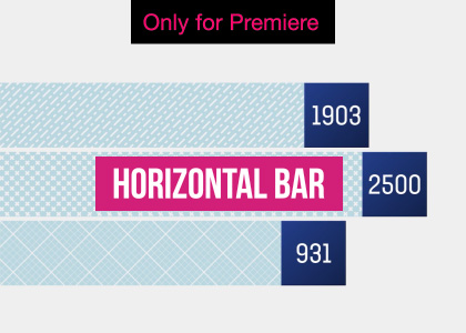 Horizontal Bar Infographic – Motion Graphics Template