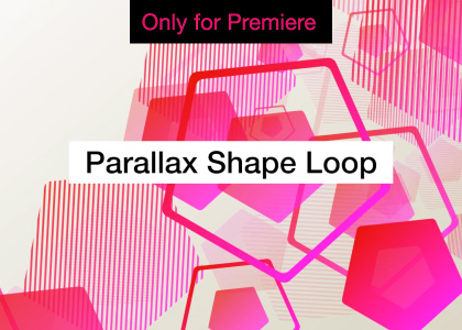 Parallax Shapes Background – Motion Graphics Template