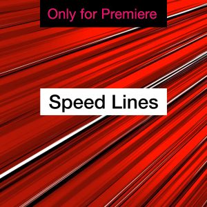 Speed Lines Anime Background Motion Graphics Template for Premiere Pro