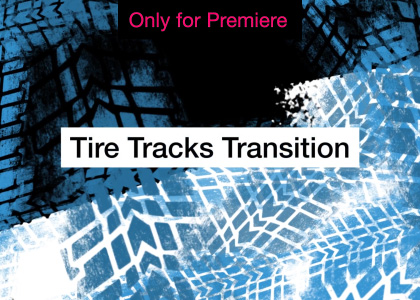 Tire Tracks Transition – Motion Graphics Template