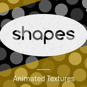 Animated shapes stop-frame motion textures pack