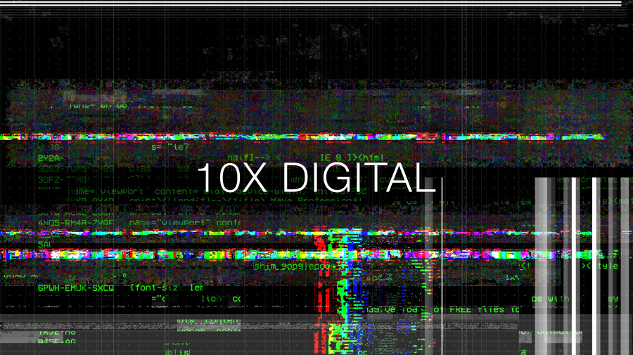 Glitch effect video overlays transition pack digital