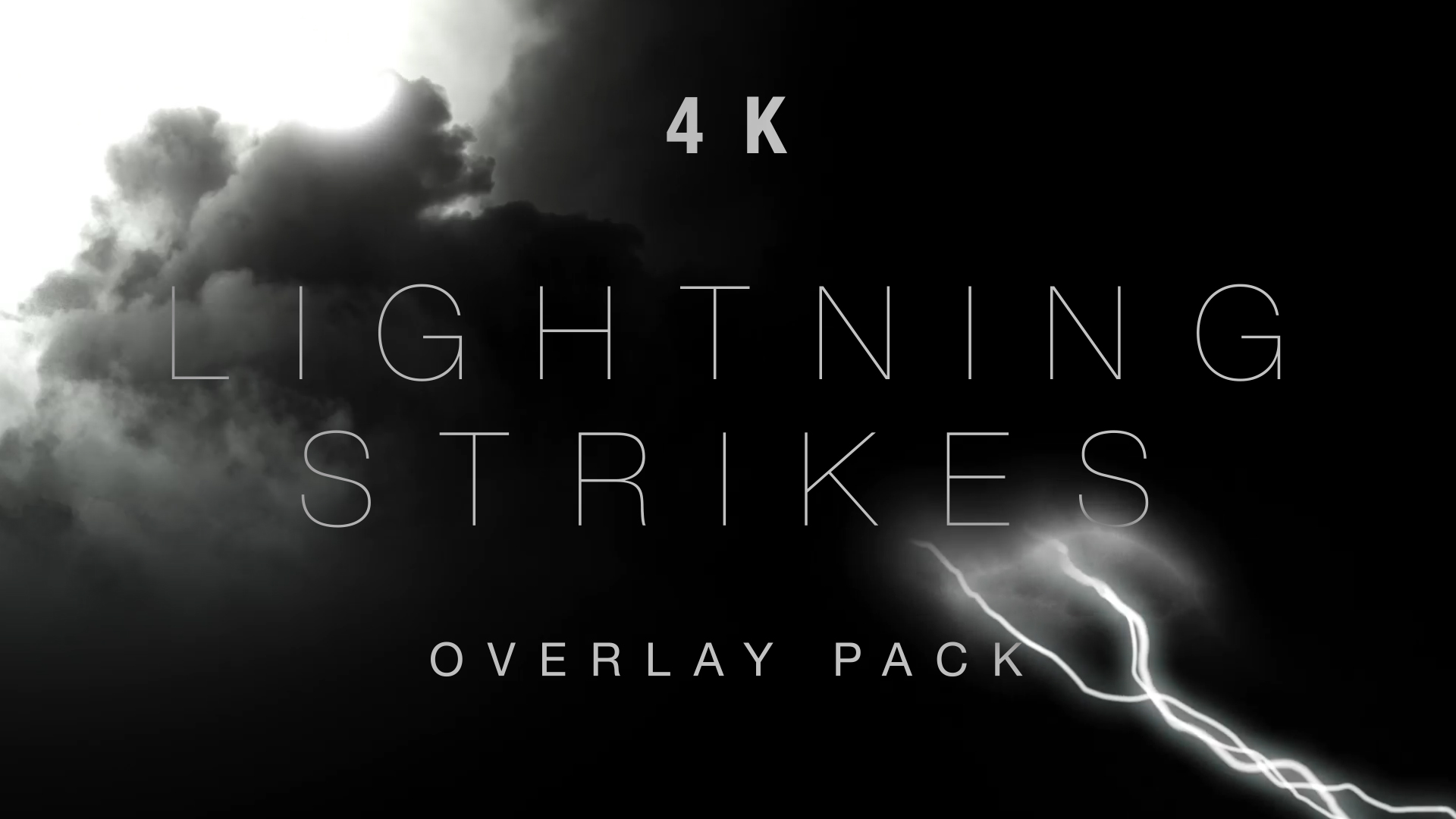 Lightning Strike Overlays Still HD