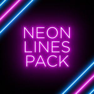 Neon Line Background Animation Stock Footage Pack Feature