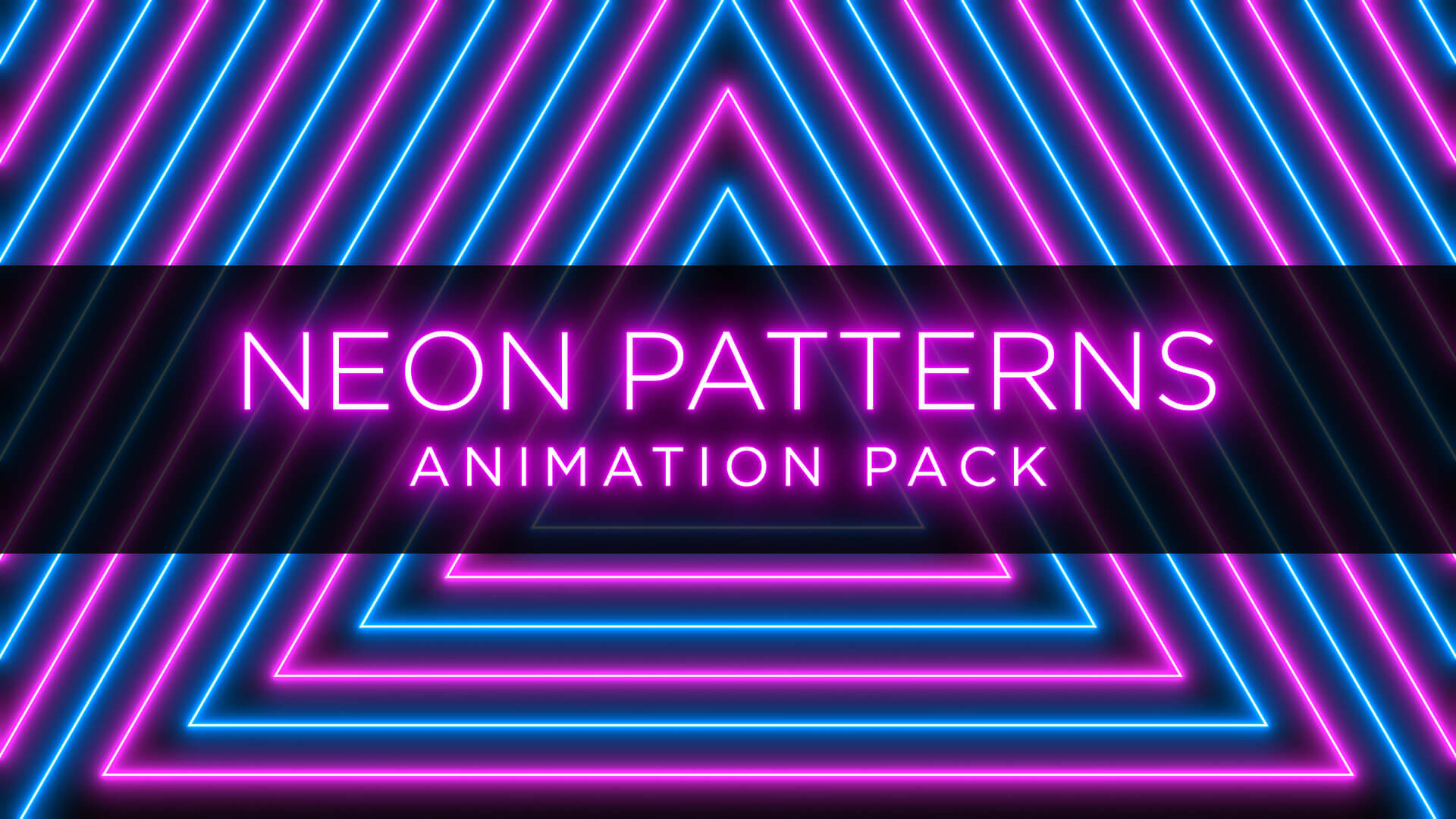 Neon Radial Pattern Animation Stock Footage Pack Still HD