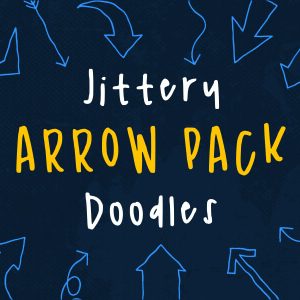 Jittery Doodle Graphics - Arrows Pack - Animation FX Feature