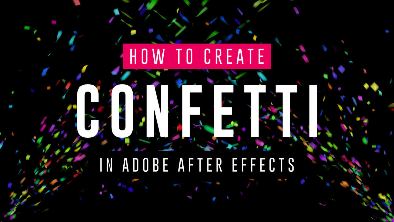 free confetti after effects project file download