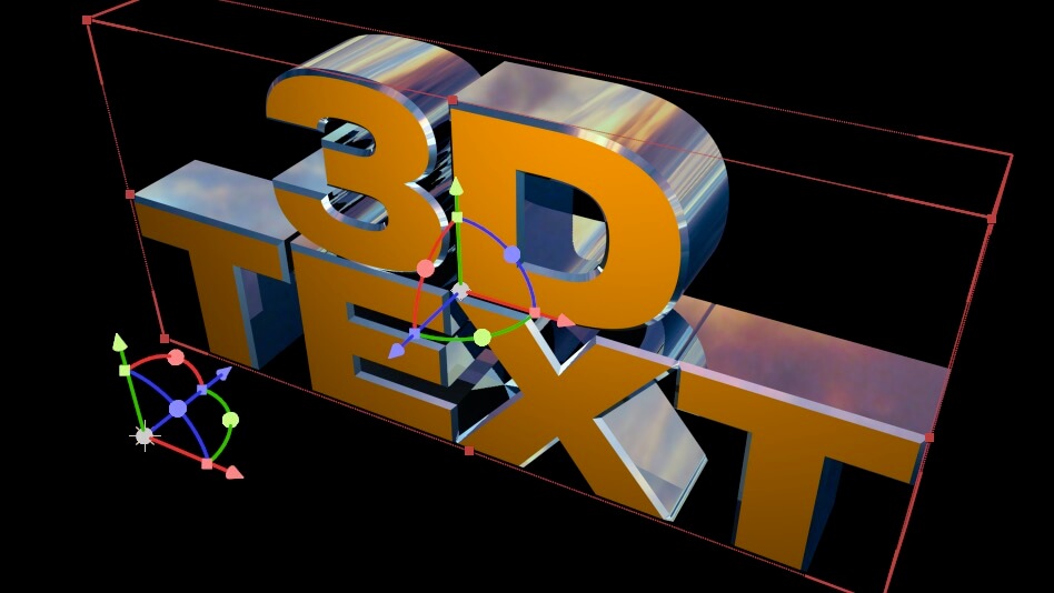 Create extruded 3D text with reflections in After Effects