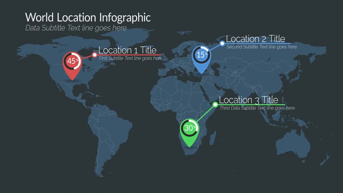 19 - World Location Infographic By Wavebreak Media