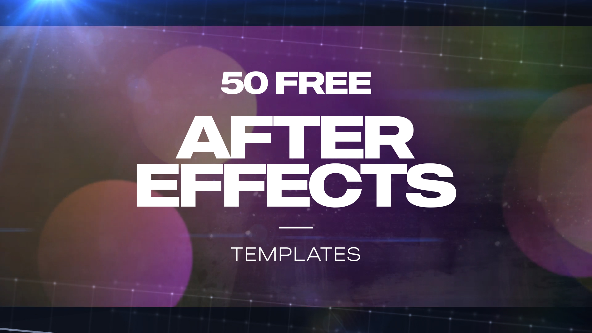 50 Free After Effects Templates Thumbnail