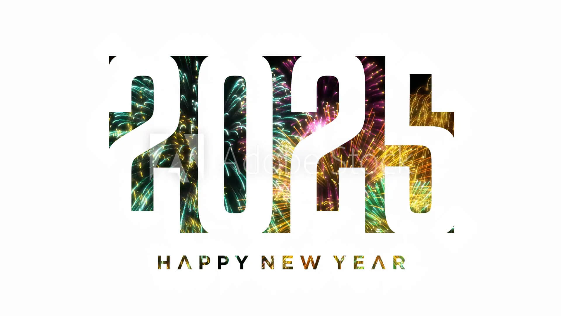 Happy New Year 2025 Video from AdobeStock_899635839