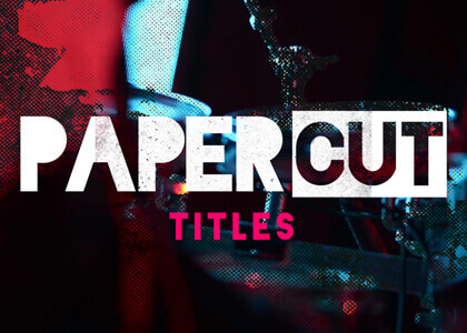 Paper Cut Titles – After Effects Template