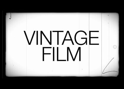 Vintage Film Kit Footage