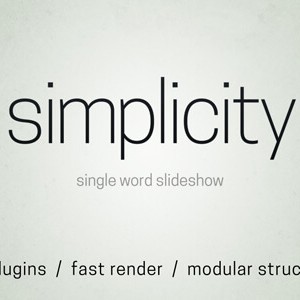 Simplicity After Effects Template