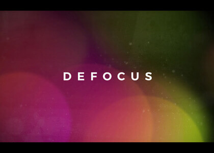 Defocus Title Sequence After Effects template