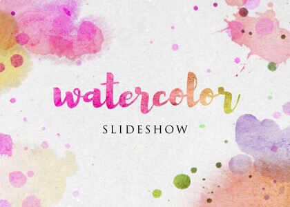 Watercolor Slideshow – After Effects Template