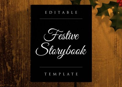 Festive Storybook After Effects template