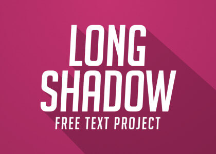 Long Shadow Text – Free After Effects Project