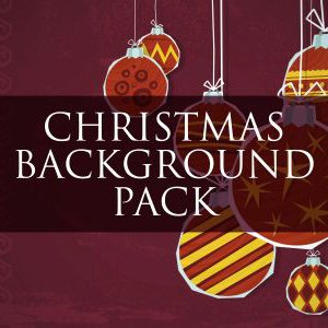 Paper Christmas video background pack