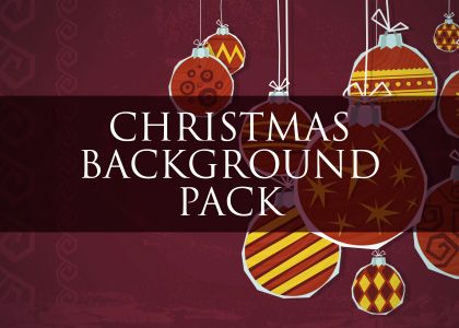 Paper Christmas Backgrounds – Animation Pack