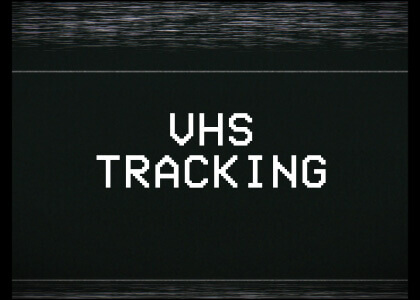 VHS Tracking Clip