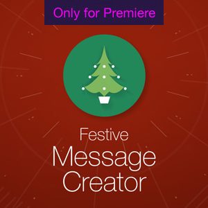 Festive Message Motion Graphics Template for Premiere Pro