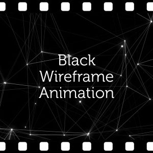 Free black abstract plexus background video animation