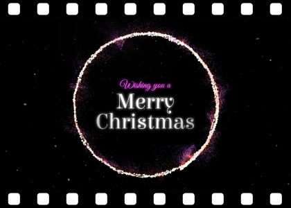 Christmas Tree Lights Message – Animated Clip