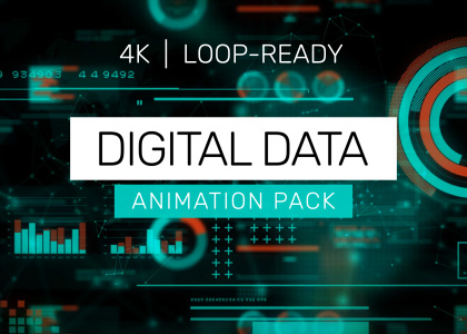 Digital Data Loops – 4K Animation Pack