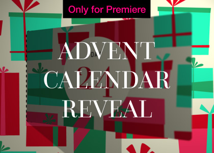 Advent Calendar Word Cloud Motion Graphics Template for Premiere Pro