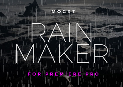 Rainmaker – Free Motion Graphics Template