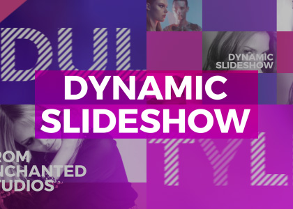 Dynamic Slideshow After Effects photo slideshow template