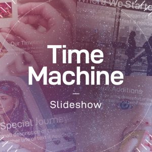 Time Machine After Effects timeline slideshow template