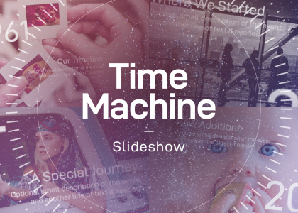 Time Machine Slideshow – After Effects Template