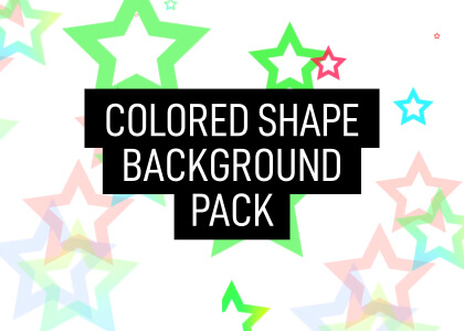 Free Colored Shapes Background Animation Pack Still Feature