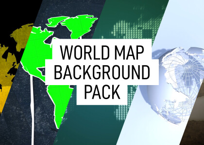 Free World Map Backgrounds Animation Pack Still Feature