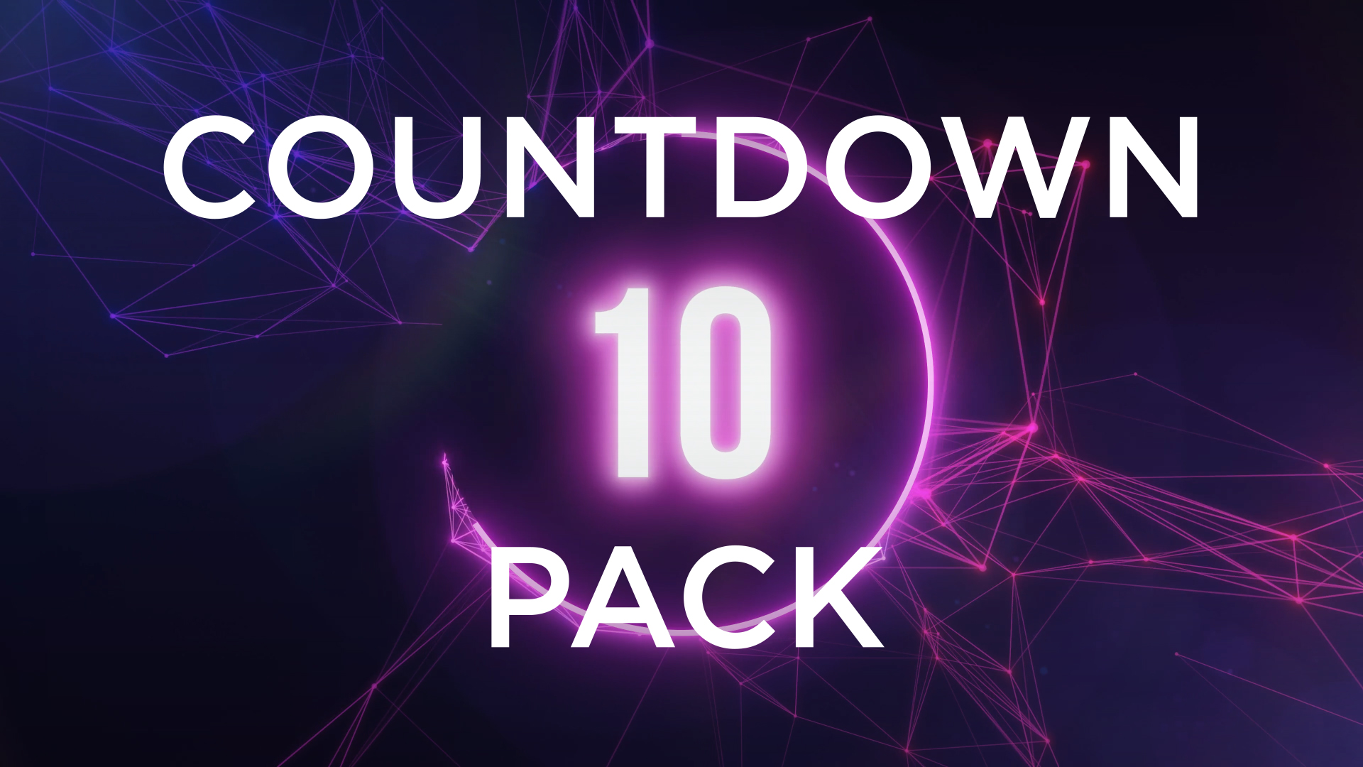 10 Second Countdown Animation Pack Stock Footage Still HD
