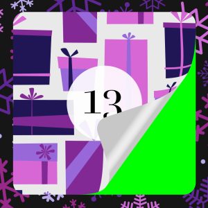 Christmas Advent Calendar Sticker Animations on Green Screen Feature