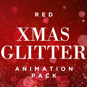 Christmas Red Glitter Background Pack Feature