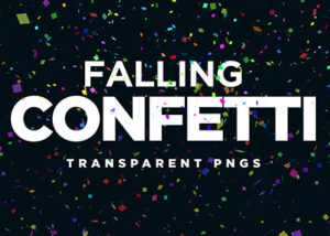 Free Falling Confetti Effect Overlay Pack - Enchanted Media